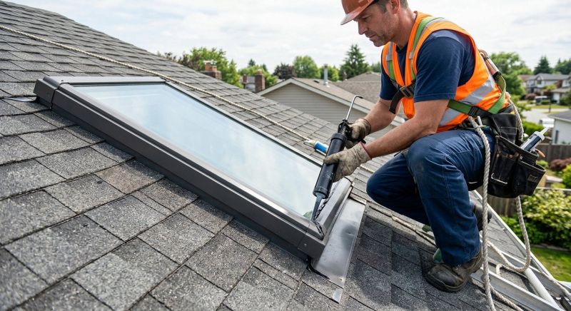 Skylight Leak Repair in Gig Harbor, WA